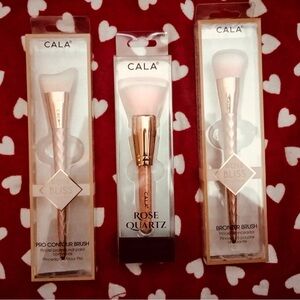 CALA Rose Gold and Pink Makeup Brush Set